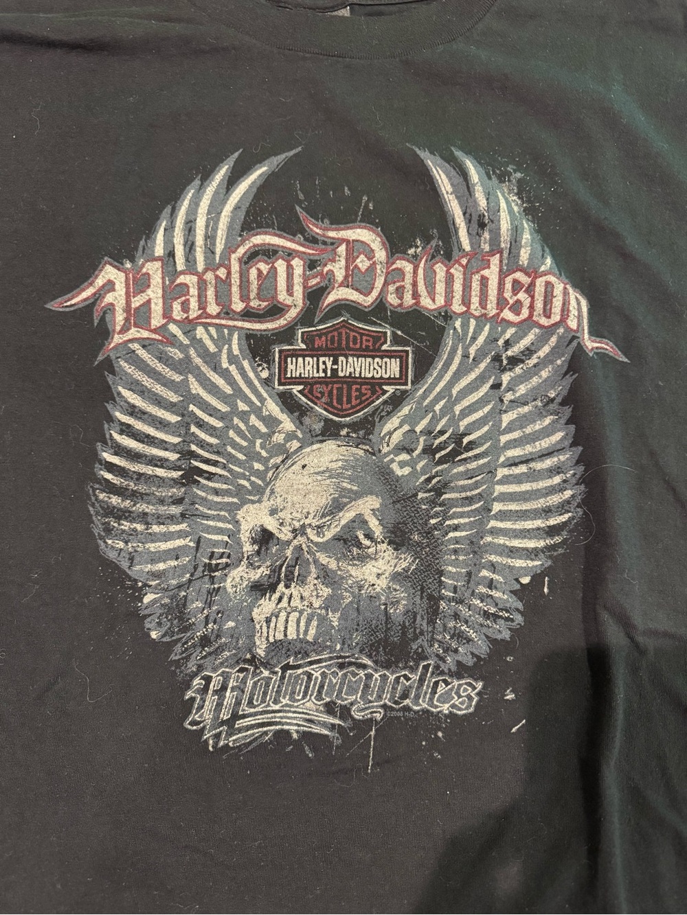 Harley Davidson Motorcycle t shirt size 2XL XXL